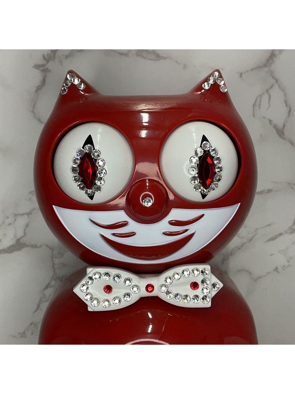 Jeweled Space Cherry Red Kit-Cat Klock clock SUPER RARE